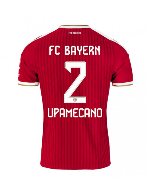 Bayern Munich Dayot Upamecano #2 Replika Hemmakläder 2026-27 Kortärmad Bayern Munich Dayot Upamecano #2 Replika Hemmakläder 2026-27 Kortärmad